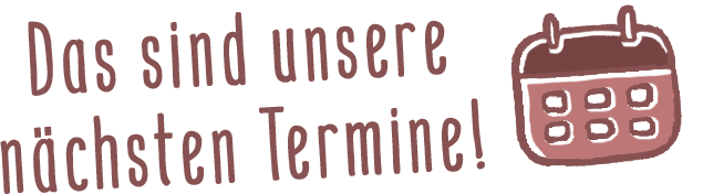 Pfeil zeigt auf Termine